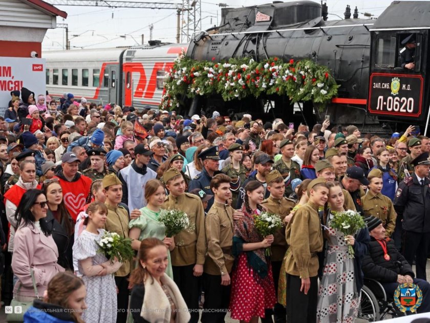 Ретропоезд «воинский эшелон»