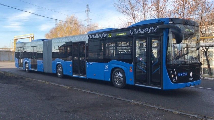 Электробус гармошка КАМАЗ 6292