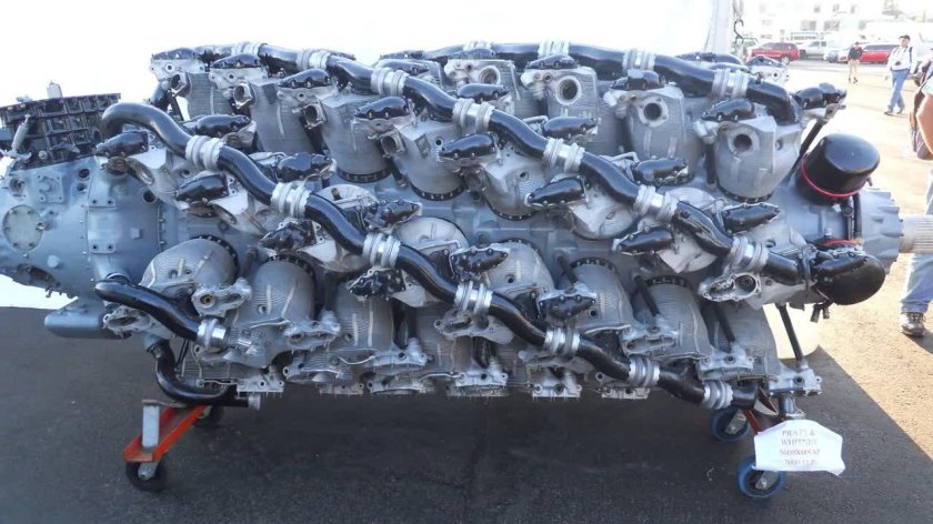 Pratt Whitney r4360 28 цилиндров