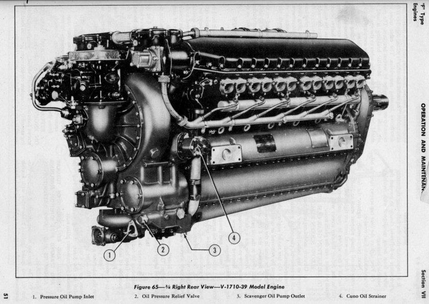 Авиационный мотор Аллисон в-1710