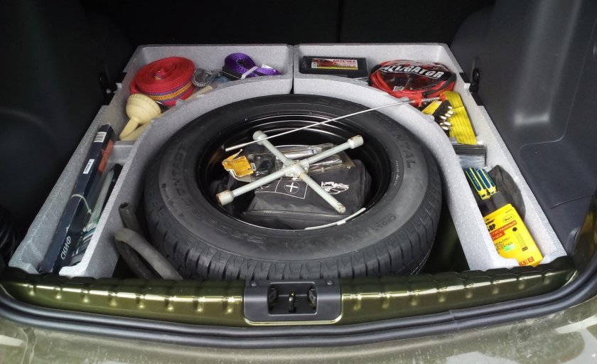 Renault Duster запасное колесо