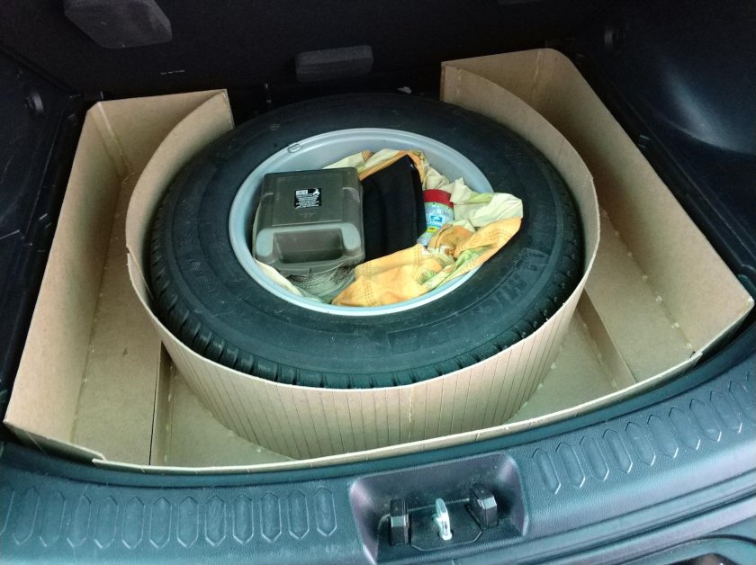 Органайзер в запаску Kia Sportage 4