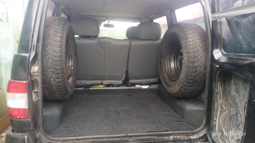 Кронштейн для запаски в багажник УАЗ Патриот