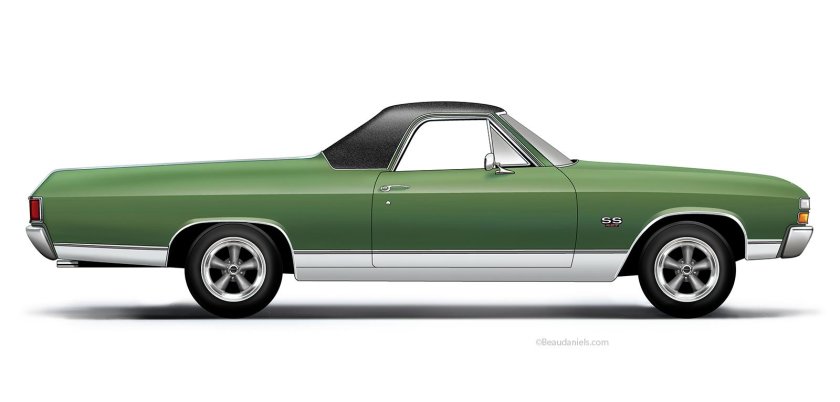 Chevrolet el Camino чертеж