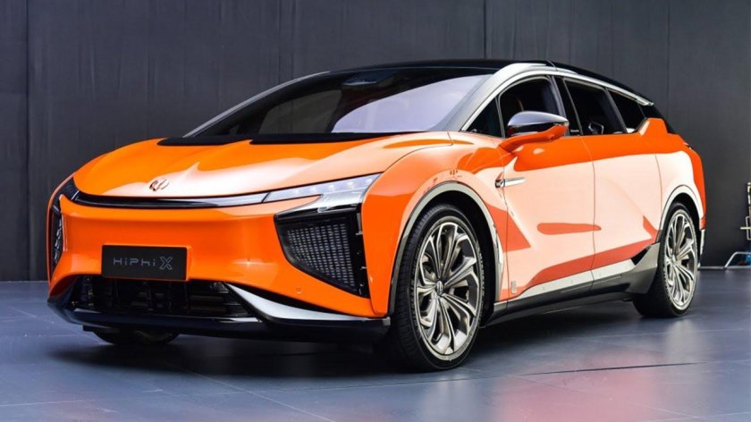 Китайский электромобиль hiphi x
