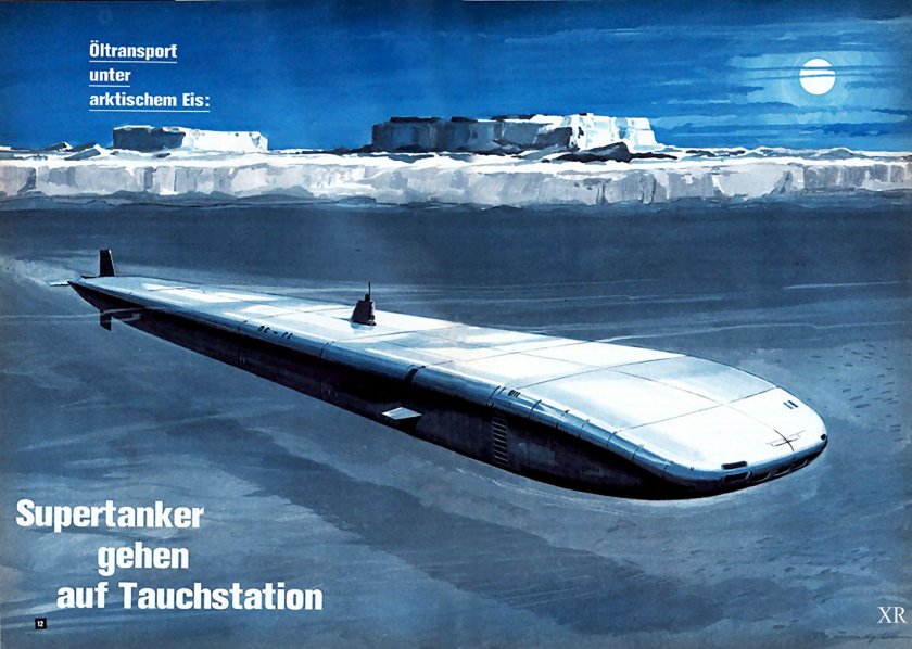 Подводная лодка ретрофутуризм