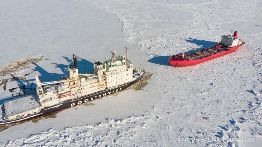 Вайгач атомный ледокол