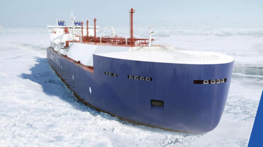 Ледокольный танкер-газовоз СПГ класса Arc 7