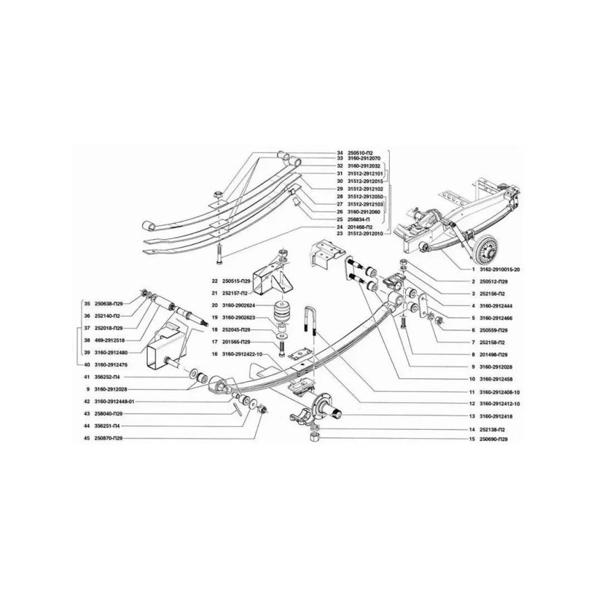 Передняя подвеска уаз 3163 патриот