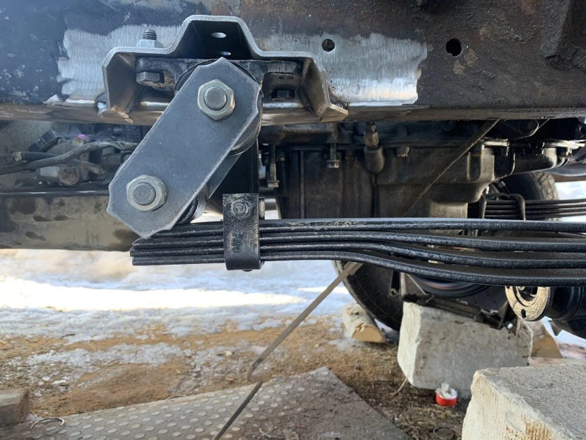 Патриот пикап задняя рессора