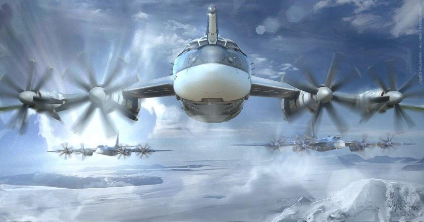 Бомбардировщик ту-95мс