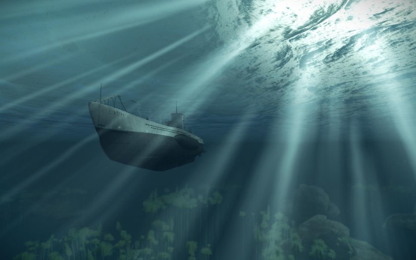 Подводная лодка обои