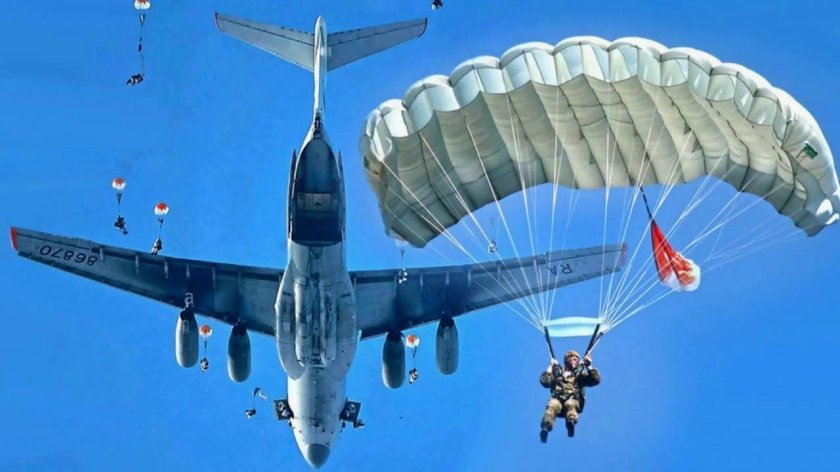 Десантирование ВДВ С ил 76