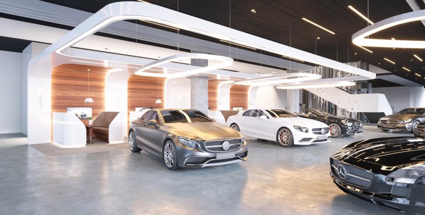 Шоу рум Мерседес