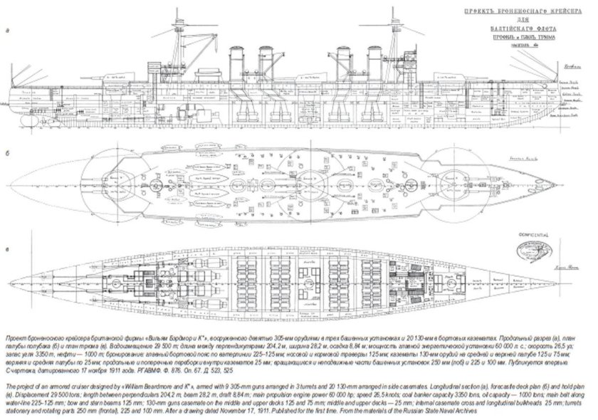 4444298 Чертеж крейсера i ранга
