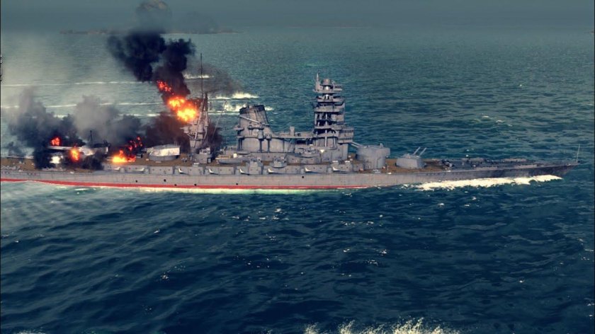 Линкор Амаги в World of Warships