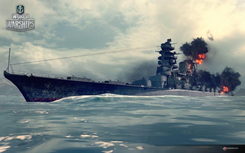 Линкор Амаги в World of Warships