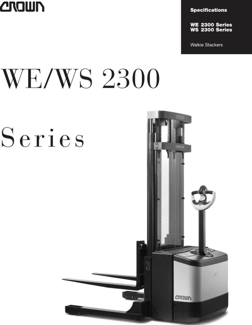 Штабелер Crown we 2300