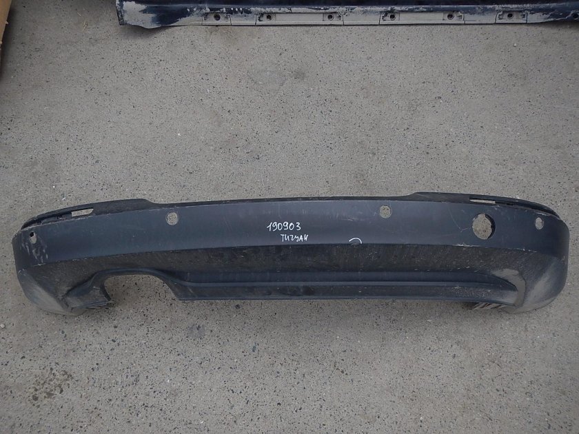 Юбка заднего бампера Тигуан 1
