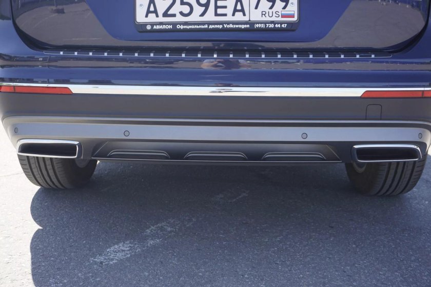 Задний бампер Тигуан 2