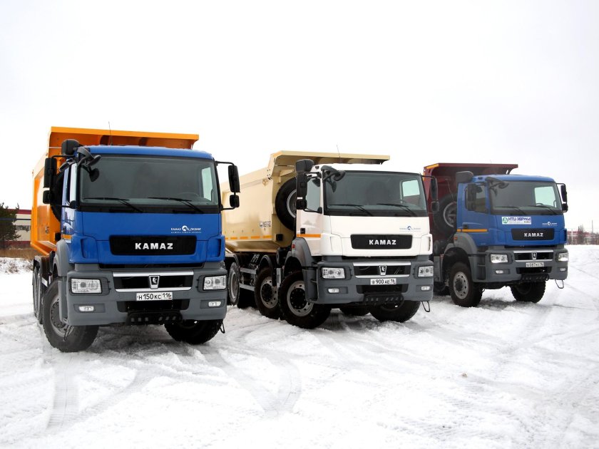 КАМАЗ самосвал новый Модельный ряд