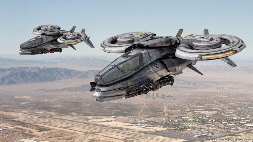 Конвертоплан Sci-Fi