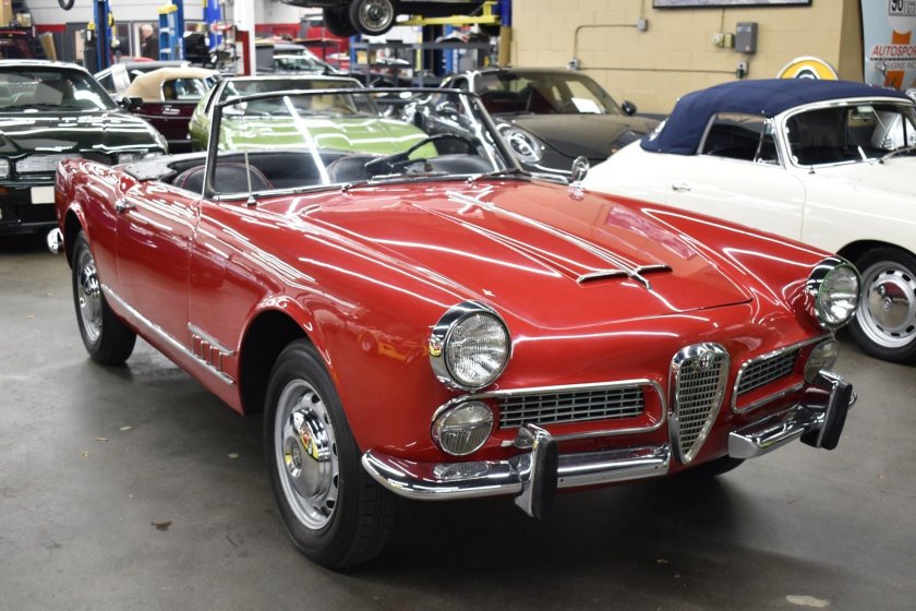 1958 alfa romeo giulietta spider