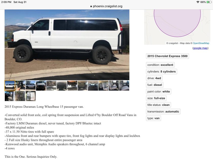 Шевроле экспресс характеристики