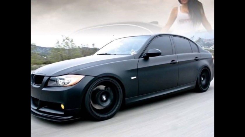 BMW e90 Matte Black