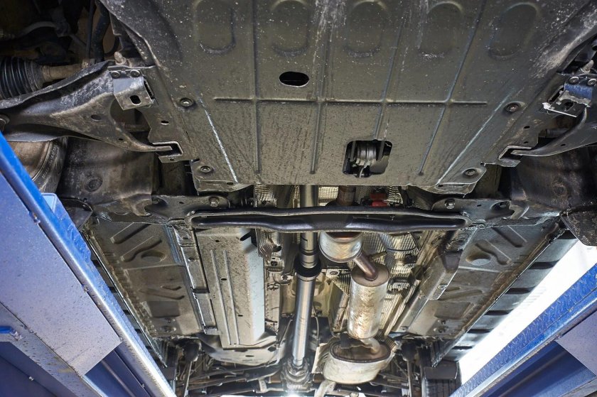 Днище Рено Логан 2