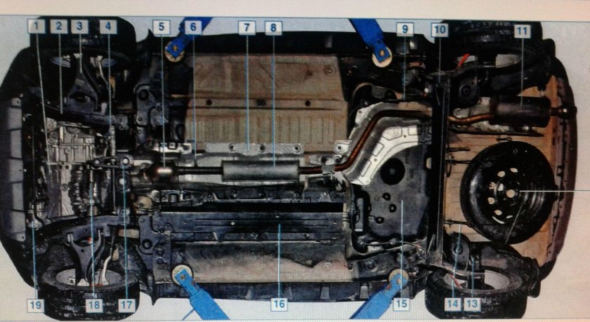 Днище Hyundai Tucson 2.4