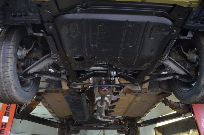 Днище Рено Логан 2