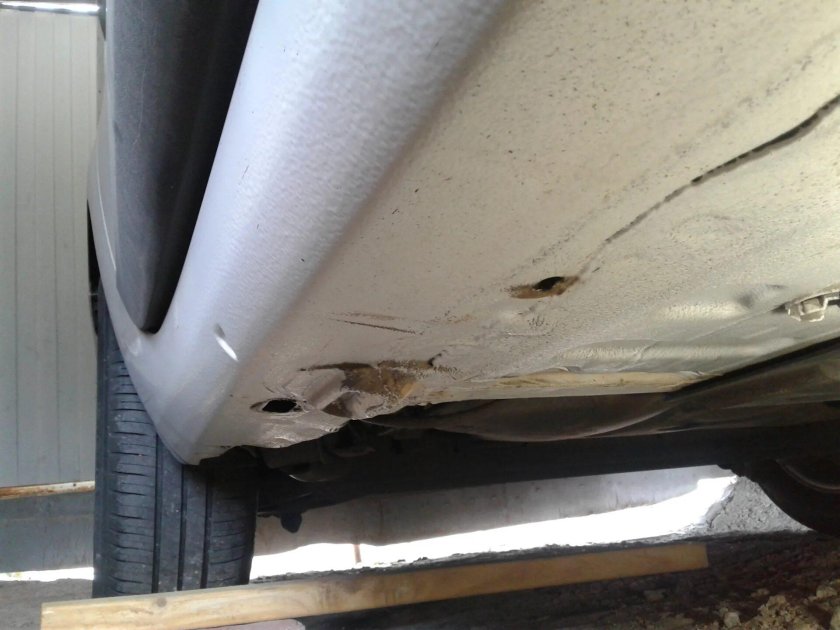 Днище Рено Логан 2