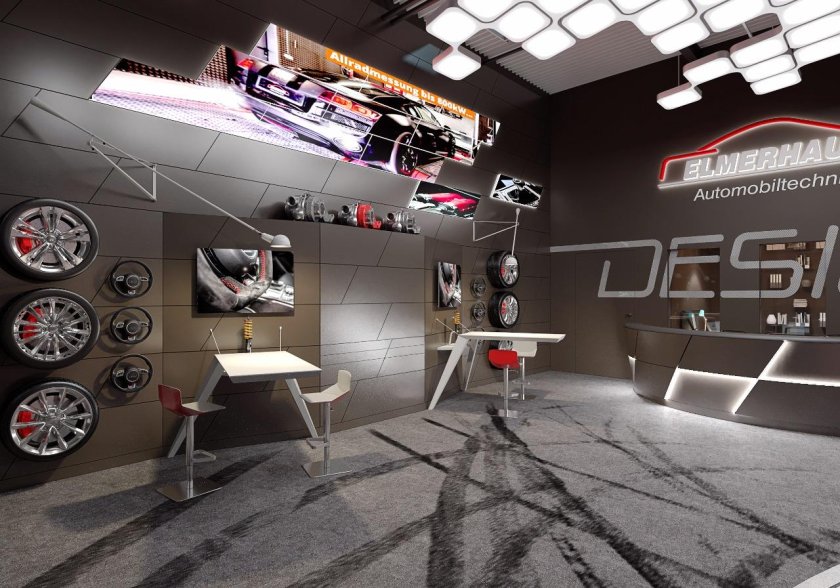 Интерьер автосервиса