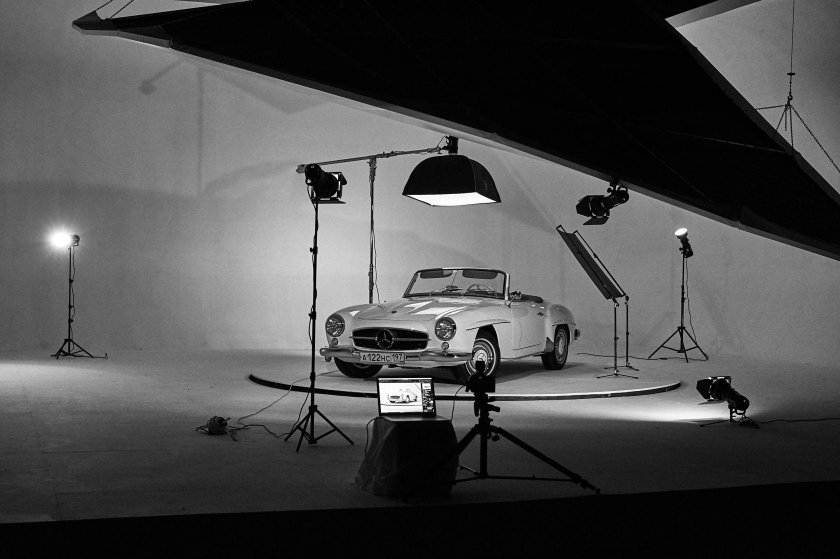 Съемка автомобиля