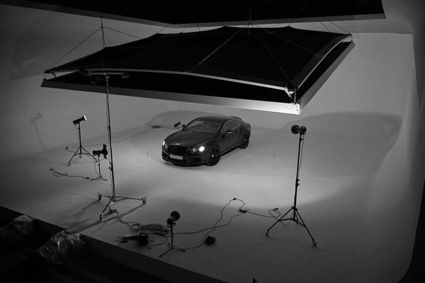 Студийный свет автомобиль