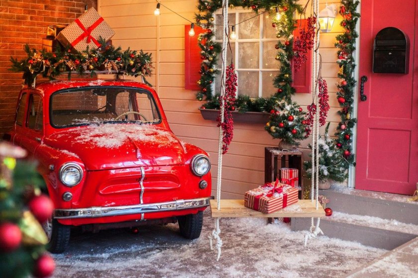 Новогодний автомобиль