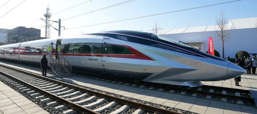 Китайский скоростной поезд фусин