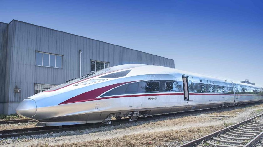 Китайский скоростной поезд Фусин