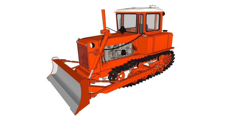 ДТ-75 трактор гусеничный