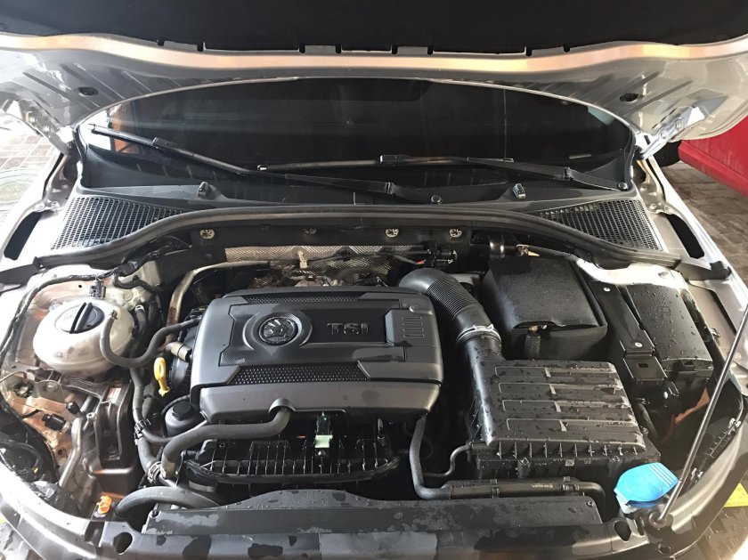 Подкапотка Шкода Октавия а5