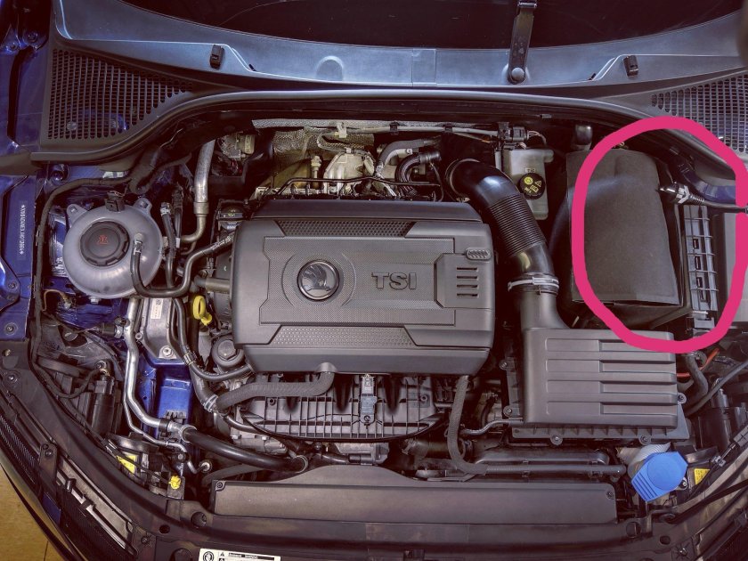 Под капотом Шкода Октавия а7 1.8 турбо