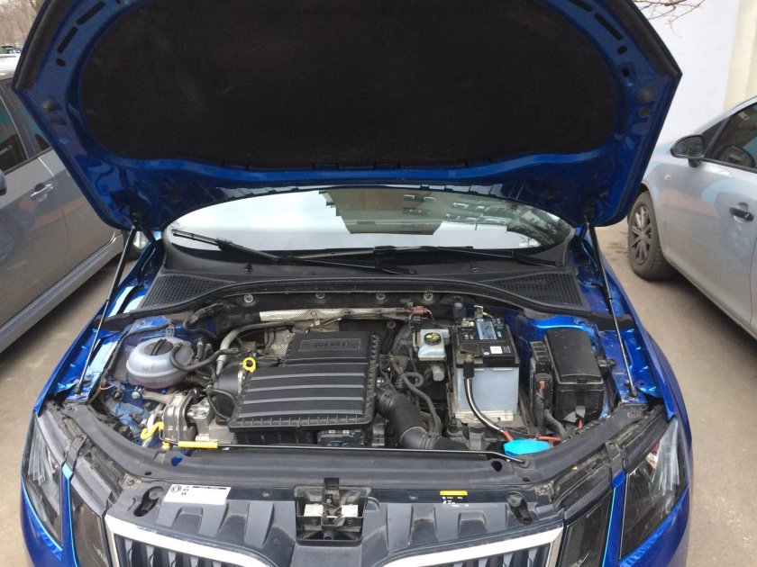 Skoda Octavia a7 под капотом