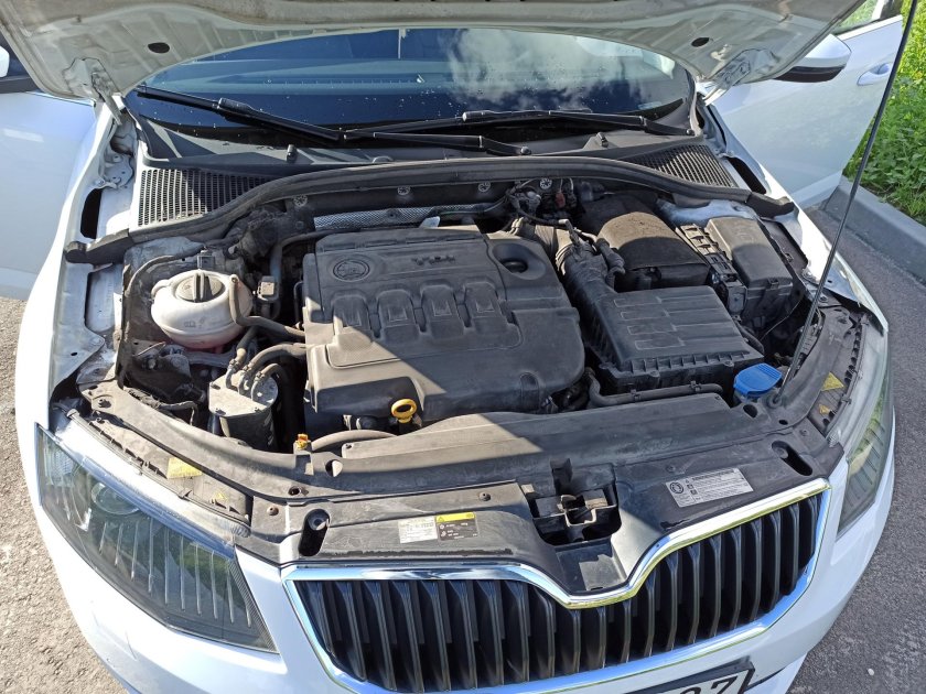 Подкапотка Шкода Октавия а7