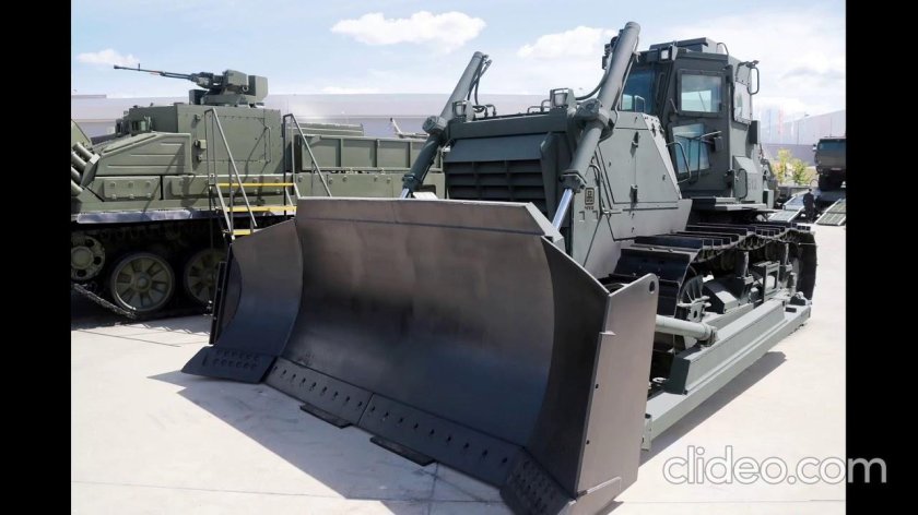 Бронированный бульдозер б12 м2