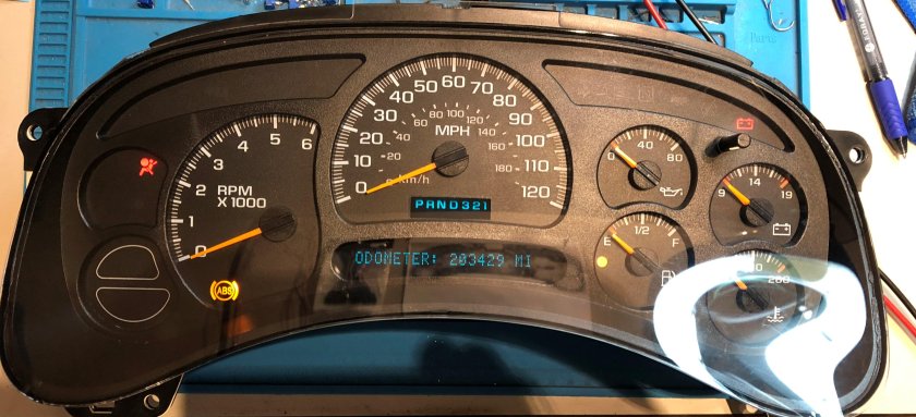 Тахо 2005 приборная панель