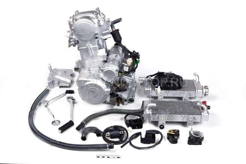 Двигатель 250см3 169mm cb250 (69x65) Zongshen 2 клапана/водянка