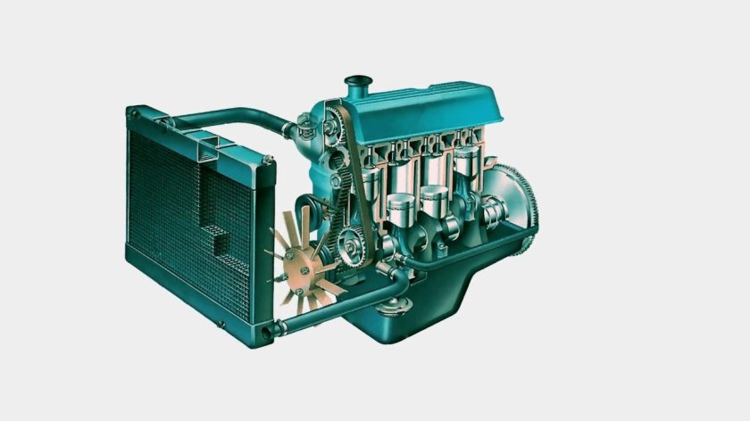 Система водяного охлаждения двс