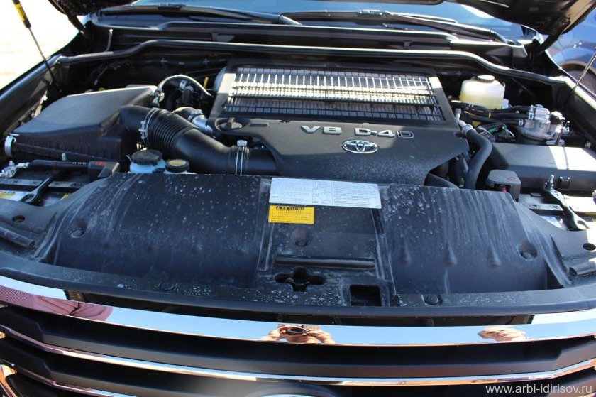 Land Cruiser 200 подкапотное пространство