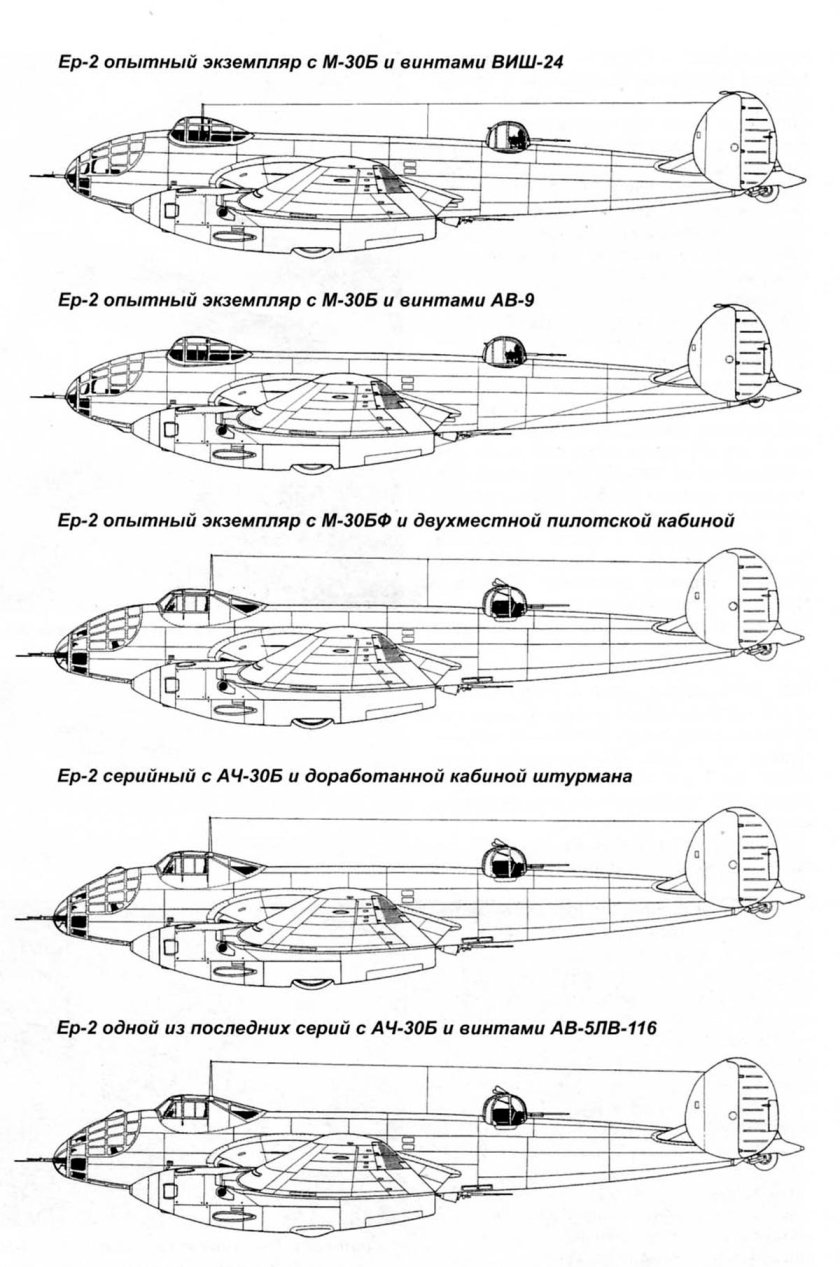 Пе-2 самолет чертежи